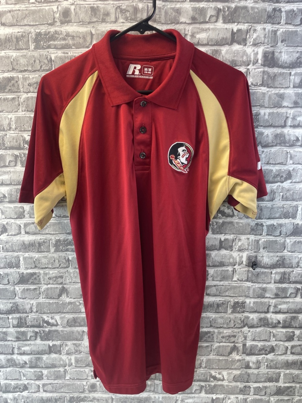 Florida State
Russell Athletic Garnet Polo with Gold Panels
